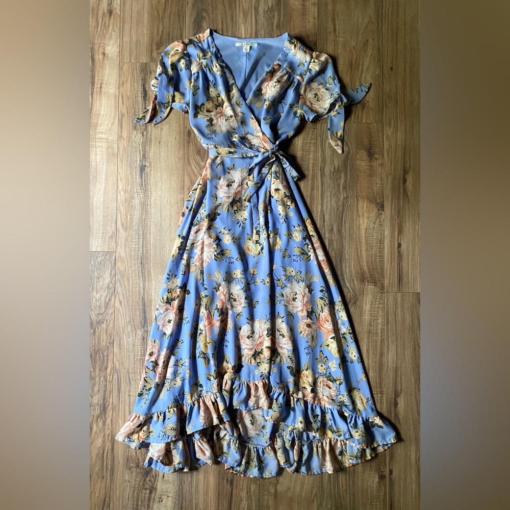 Francesca’s Collections - Miami Floral Wrap Dress